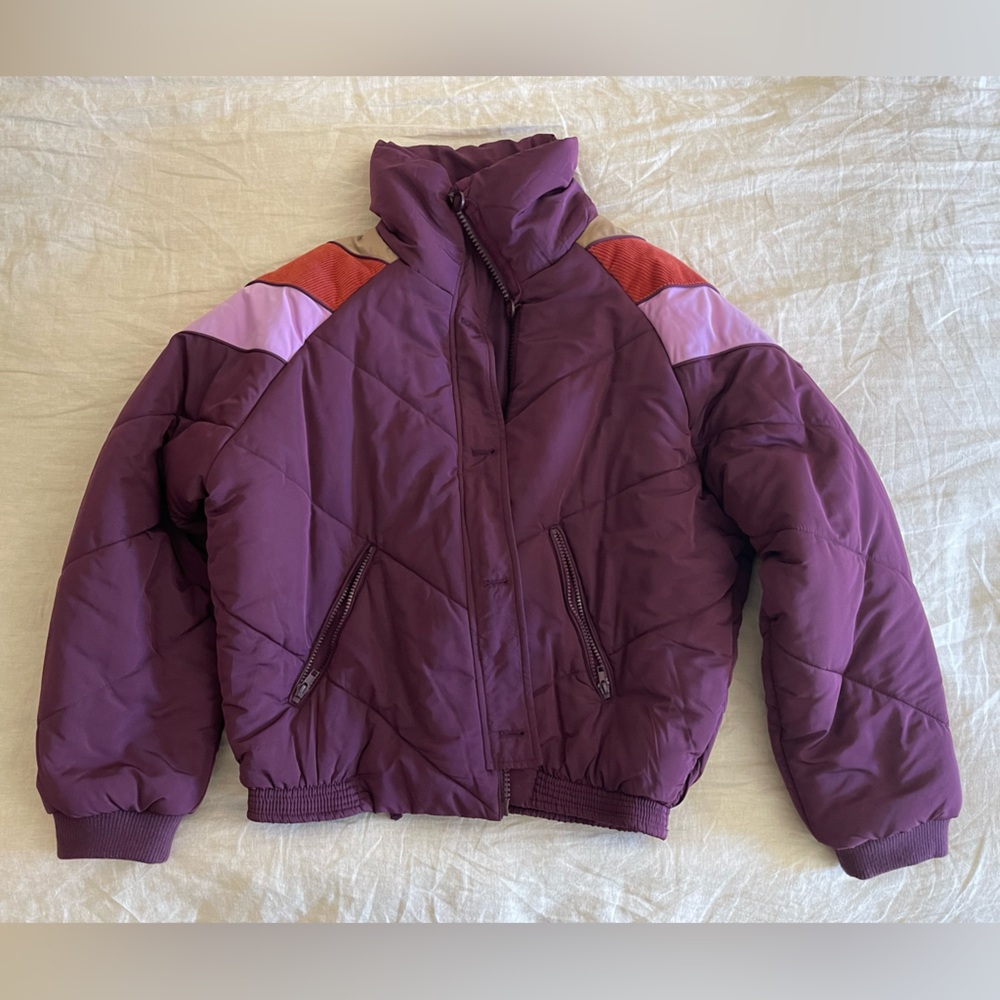 Free People Vintage Ski Jacket Medium - Picture 3 of 6